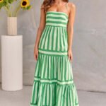1e8c04e2-031a-4e81-a403-a59a65d9d1e0-1.jpg Summer Striped Printed Suspender Long Dress With Pockets Fashion Square Neck Backless Dresses For Beach Vacation Women Clothing