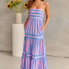 5ae44a54-d4fb-40bb-aeb4-bc9b34339758.jpg Summer Striped Printed Suspender Long Dress With Pockets Fashion Square Neck Backless Dresses For Beach Vacation Women Clothing