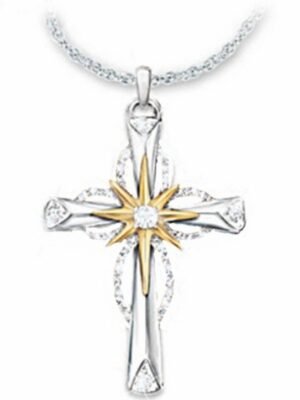 609f4c68-3a81-4343-afcf-c6b0466e842c.jpg Octagonal Star Cross Alloy Pendant