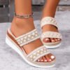 84961622-73ff-49be-a0b8-eab7f8332552.jpg Fashion Wavy Pattern Woven Sandals Summer Casual Ethnic Style Slippers Linen Bottom Wide Strap Wedges Shoes For Women