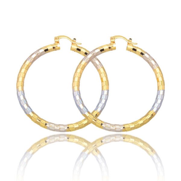 Simple Gold Women's Metal Alloy Earrings
