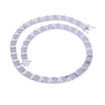 2026 Geometric Moon Shaped Cuban Link Chain Paved Bling Cz High Polished Shiny Gold Color Necklace Choker Women Jewelry