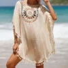 CROCHET BIKINI-Women's Sexy Swimsuit Cover Up Dress Summer Bathing Suit Beachwear Shirt Cover-ups for Women