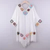S19e0702a37ed498ea3069bf9b5704137G.webp Fashion Fringe Trim Bikini Cover Up V-Neck Hollow Design Beach Cover-Up Crochet Pattern Bathing Suit Cover for Women