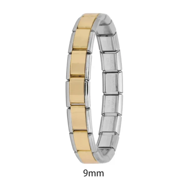 S239fbe35ccaa4c7c825edc9eab820b83u.webp Hapiship 2024 New Men/Women's Jewelry 7/9/13mm Width Itanlian Elastic Charm Bracelet Fashion Stainless Steel Bangle ST-Top