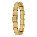 Hapiship 2024 New Men/Women's Jewelry 7/9/13mm Width Itanlian Elastic Charm Bracelet Fashion Stainless Steel Bangle ST-Top