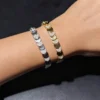S2bfcc6aa733241eca53c804dae0092486.webp 2026 Geometric Moon Shaped Cuban Link Chain Paved Bling Cz High Polished Shiny Gold Color Necklace Choker Women Jewelry