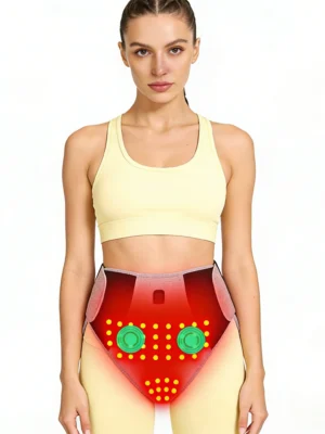 S4082bdb512014709853ced0bf107ecd98.webp 660Nm Red Light Heating Pad 162 Led Abdominal Massage Relieve Abdominal Pain Cold Uterus Menstrual Cramps Warm Care Support