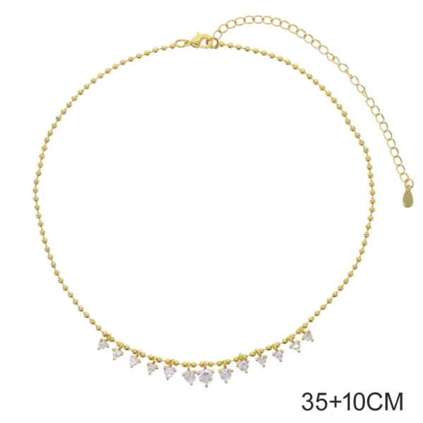 New S-shaped Pink White Water Drop Zircon Charm Pendant Necklace Hip Hop Women Men Full Paved 5A Cubic Zirconia Charm Jewelry