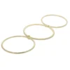 S66097a4b996d430fb3fabfa4487b25b2u.webp Classic 3pcs Set Daily Multi-layer Zircon Plain Bangle Bracelet Gold Color Plated Fashion Bling CZ Charm Texture Jewelry Bijoux