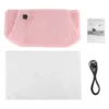 S66331bd116db4ec8a7ff01f5fa549260I.webp 3 Levels Electric Graphene Heating Pad Cold-Proof Uterine Belt Cold-Proof Hand Waist Warming Pad USB Recharging Abdominal Warmer