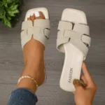 S6794c6b9fe6c434eb7b9fa9a40c455bdg-1.webp Basic Women Shoes Classic Slippers Fashion Outside Flat Low Heels Outdoor Non Slip Lightweight Women's Shoes
