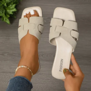 S6794c6b9fe6c434eb7b9fa9a40c455bdg.webp Basic Women Shoes Classic Slippers Fashion Outside Flat Low Heels Outdoor Non Slip Lightweight Women's Shoes