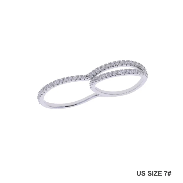 New S-shaped Pink White Water Drop Zircon Charm Pendant Necklace Hip Hop Women Men Full Paved 5A Cubic Zirconia Charm Jewelry