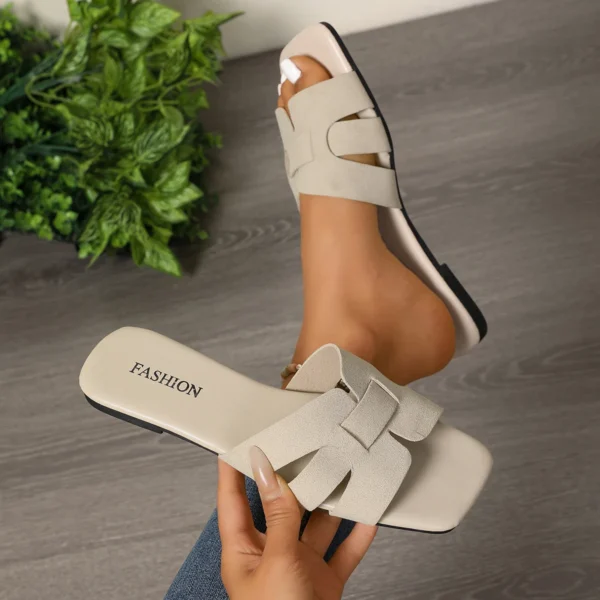 S9deed54497224755aa8caf7804611034G.webp Basic Women Shoes Classic Slippers Fashion Outside Flat Low Heels Outdoor Non Slip Lightweight Women's Shoes