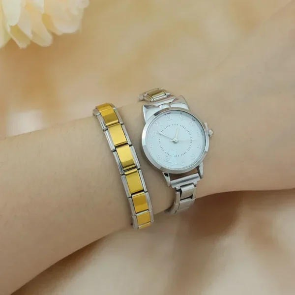 Sa52ef336aec4471da397dac2064900629.webp Hapiship 2024 New Men/Women's Jewelry 7/9/13mm Width Itanlian Elastic Charm Bracelet Fashion Stainless Steel Bangle ST-Top