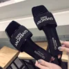 Sb00d9ff277084efc902e2b1960e8f67dm.webp Luxury Design Women's Summer Letter Flat Heel Slippers 2024 Outdoor Trendy Ladies Sandals Female Beach Slippers