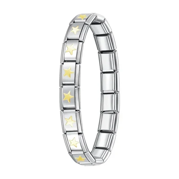 Se2349c88cc854909b45f6811cf48af8e3.webp Hapiship 2024 New Men/Women's Jewelry 7/9/13mm Width Itanlian Elastic Charm Bracelet Fashion Stainless Steel Bangle ST-Top