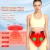 Se94d5ba8a26a468dab2975cab3e01d61N.webp 660Nm Red Light Heating Pad 162 Led Abdominal Massage Relieve Abdominal Pain Cold Uterus Menstrual Cramps Warm Care Support