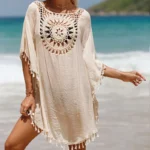 Sf1e3c7a58d0948ba9b25a3c3f1108338A-1.webp CROCHET BIKINI-Women's Sexy Swimsuit Cover Up Dress Summer Bathing Suit Beachwear Shirt Cover-ups for Women