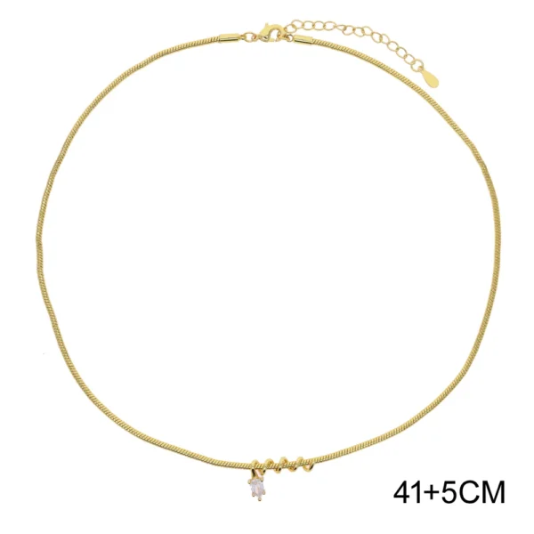New S-shaped Pink White Water Drop Zircon Charm Pendant Necklace Hip Hop Women Men Full Paved 5A Cubic Zirconia Charm Jewelry