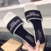 Sfcdbefc8a9a540e7b713cd0b436ea42dD.webp Luxury Design Women's Summer Letter Flat Heel Slippers 2024 Outdoor Trendy Ladies Sandals Female Beach Slippers