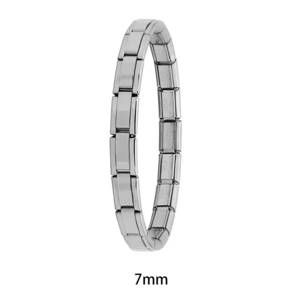 Sfd45ff8ff3264870a55ff1a424e6eb1c4.webp Hapiship 2024 New Men/Women's Jewelry 7/9/13mm Width Itanlian Elastic Charm Bracelet Fashion Stainless Steel Bangle ST-Top