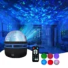 1pc Ocean Wave Projector, 7-Color Light Patterns with Remote Control, USB Powered for Bedroom, Home Theater & Room Decor