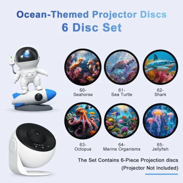S0d05f6ad6fe54eb6996537ad84b4dfdb2.webp Night Light Galaxy Projector Starry Sky Projector Planetarium Lamp 6 Pack (Projector Not Included)