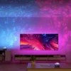 1pc Ocean Wave Projector, 7-Color Light Patterns with Remote Control, USB Powered for Bedroom, Home Theater & Room Decor