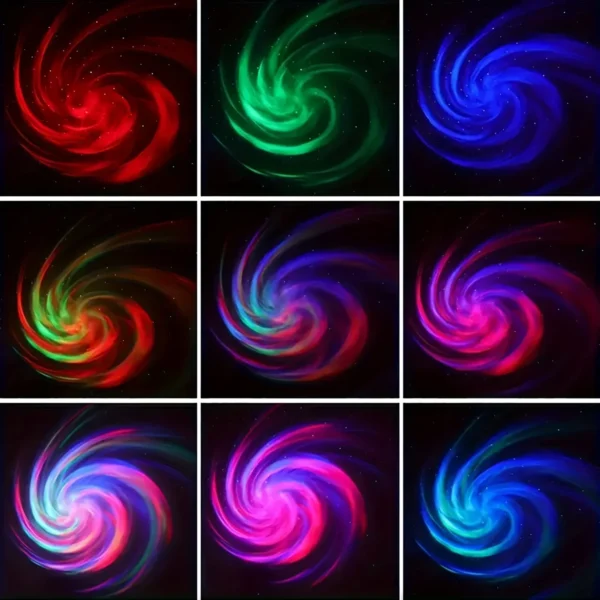 S55ce39ecf5804a2685a11ab2a5e624028.webp LED NightLights Galaxy Projector Remote Control 5V USB Rechargeable Starry Sky Lamp DMX Sound Active 7 Modes for Kids Room Decor