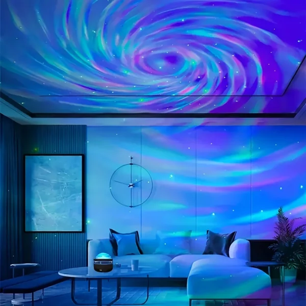 S6dd3e437e2384d078e2ea43b95eec572X.webp LED NightLights Galaxy Projector Remote Control 5V USB Rechargeable Starry Sky Lamp DMX Sound Active 7 Modes for Kids Room Decor