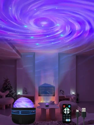 S733fc469962d495a8bd92ef39b8f7b3d0.webp LED Galaxy Projector Light Multi-color Remote Control for Bedroom Decoration Christmas Star Projector Night Light New Year Gift