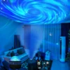 S988992580beb4ae491c56e538fdf2be66.webp LED NightLights Galaxy Projector Remote Control 5V USB Rechargeable Starry Sky Lamp DMX Sound Active 7 Modes for Kids Room Decor