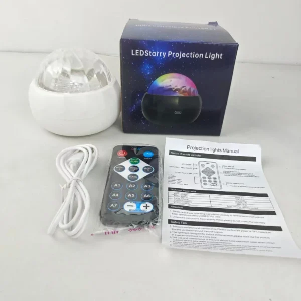 LED Atmosphere Night Light Northern Lights Starry Sky Projector Lamp Party Decoration Gifts Living Room Romantic Light Shadow