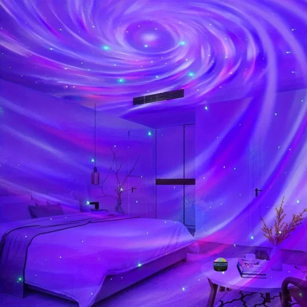 Sb15e4c5c9b28401c8a3fe29c9ddcd08dV.webp LED NightLights Galaxy Projector Remote Control 5V USB Rechargeable Starry Sky Lamp DMX Sound Active 7 Modes for Kids Room Decor