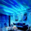 LED Atmosphere Night Light Northern Lights Starry Sky Projector Lamp Party Decoration Gifts Living Room Romantic Light Shadow