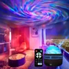 Scd65d4a5cc0f432bad00e469c624a93dV.webp LED NightLights Galaxy Projector Remote Control 5V USB Rechargeable Starry Sky Lamp DMX Sound Active 7 Modes for Kids Room Decor