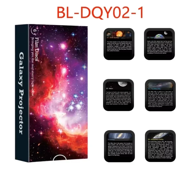 Sd6b65e5a3abb4f9bb311f88202cd3e21B.webp Night Light Galaxy Projector Starry Sky Projector Planetarium Lamp 6 Pack (Projector Not Included)