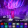 LED Atmosphere Night Light Northern Lights Starry Sky Projector Lamp Party Decoration Gifts Living Room Romantic Light Shadow