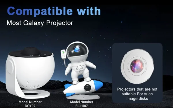 Sdc91ba79534f4d3198b2462a3e9d3aaef.webp Night Light Galaxy Projector Starry Sky Projector Planetarium Lamp 6 Pack (Projector Not Included)
