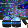 1pc Ocean Wave Projector, 7-Color Light Patterns with Remote Control, USB Powered for Bedroom, Home Theater & Room Decor