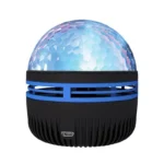 Sf79a6d84a7ad47d9b06d509a6a4502e8X-1.webp 1pc Ocean Wave Projector, 7-Color Light Patterns with Remote Control, USB Powered for Bedroom, Home Theater & Room Decor